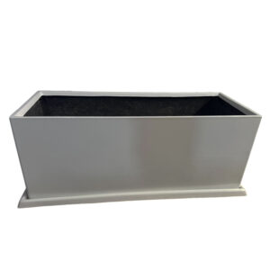 JARDINERA RECTANGULAR BLANCO 100X40X40CM