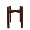 PORTAMACETA DE MADERA MARRON 40X32CM
