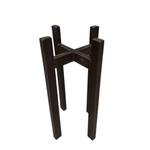 PORTAMACETA DE MADERA MARRON 50x22CM