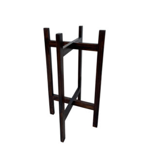 Alternative view of PORTAMACETA DE MADERA MARRON 60X32CM