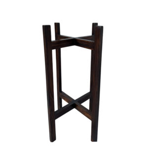 PORTAMACETA DE MADERA MARRON 60X32CM